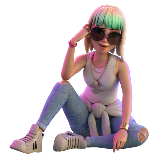 Kai Sitting Render